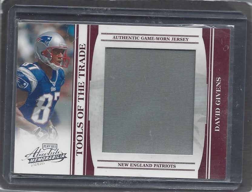 DAVID GIVENS 2006 ABSOLUTE TOOLS OF THE TRADE JUMBO JERSEY #D /18