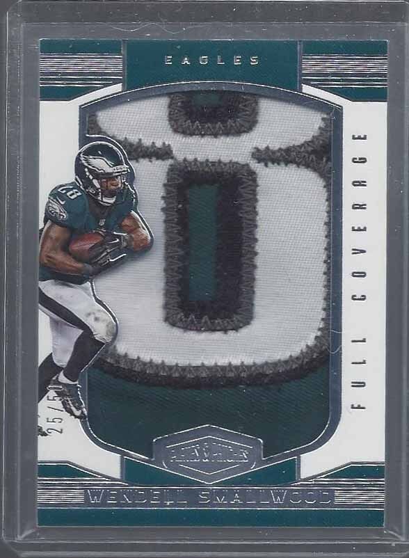 WENDELL SMALLWOOD 2016 PLATES & PATCHES FULL COVERAGE JUMBO 4 COLOR PATCH RC /50