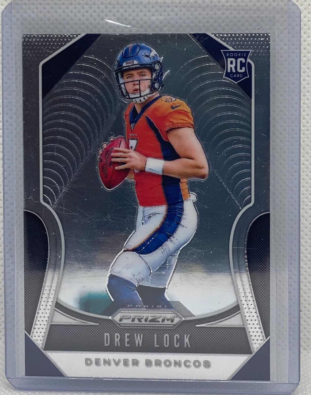 DREW LOCK 2019 PANINI PRIZM TRUE ROOKIE RC #304