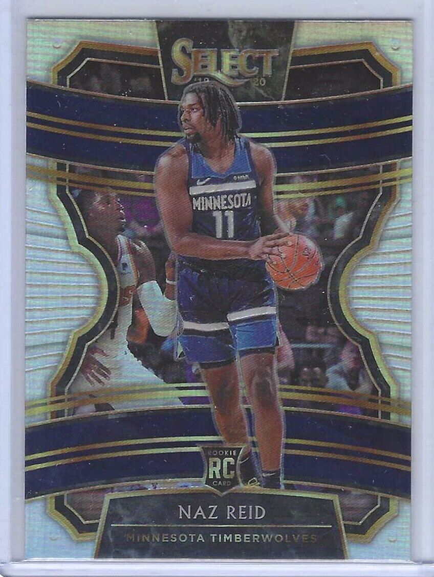 NAZ REID 2019-20 PANINI SELECT SILVER PRIZM CONCOURSE LEVEL ROOKIE RC #39