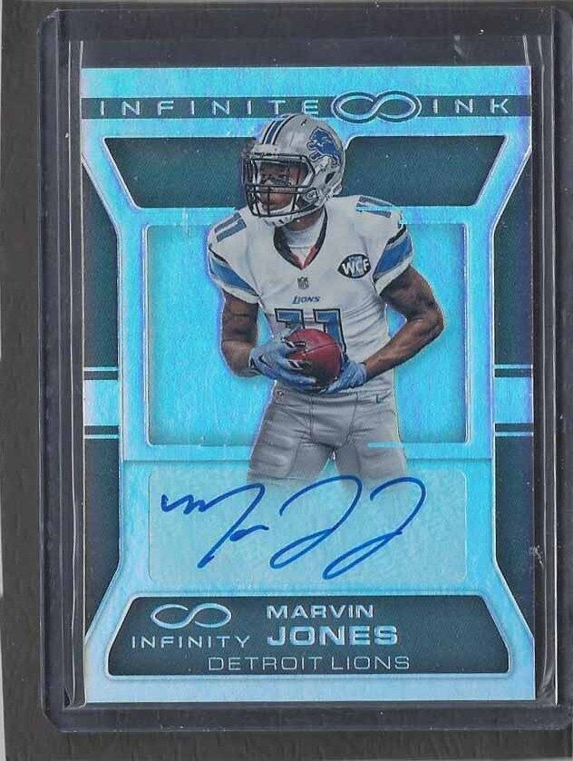 MARVIN JONES 2016 PANINI INFINITY INFINITE INK LIONS AUTO #D /388
