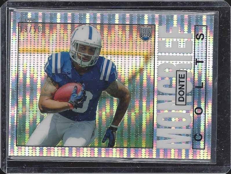 DONTE MONCRIEF 2014 TOPPS CHROME 1986 RETRO ROOKIE PULSAR REFRACTOR RC #D 39/50