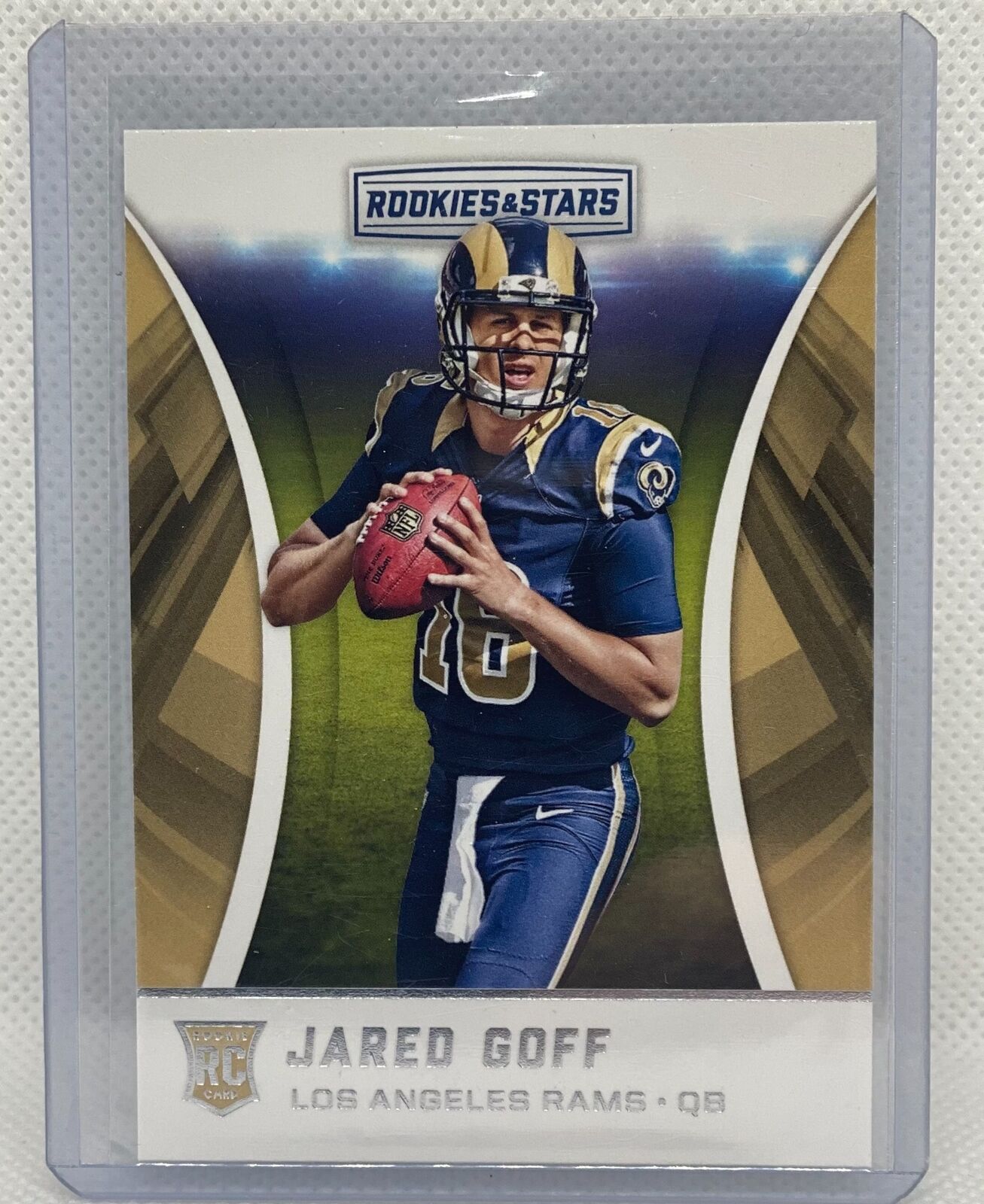JARED GOFF 2016 PANINI ROOKIES & STARS TRUE ROOKIE RC #167