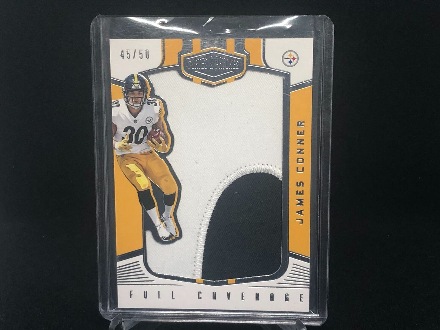 JAMES CONNER 2017 PLATES & PATCHES FULL COVERAGE JUMBO 2 CLR PATCH RC #D 45/50