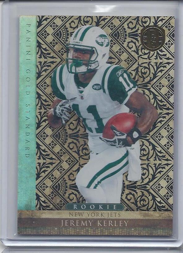 JEREMY KERLEY 2011 GOLD STANDARD GOLD HOLOFOIL ROOKIE RC #D 10/10