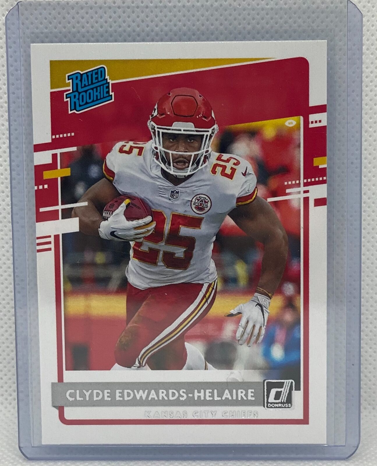 CLYDE EDWARDS-HELAIRE 2020 PANINI DONRUSS RATED ROOKIE TRUE ROOKIE RC #321