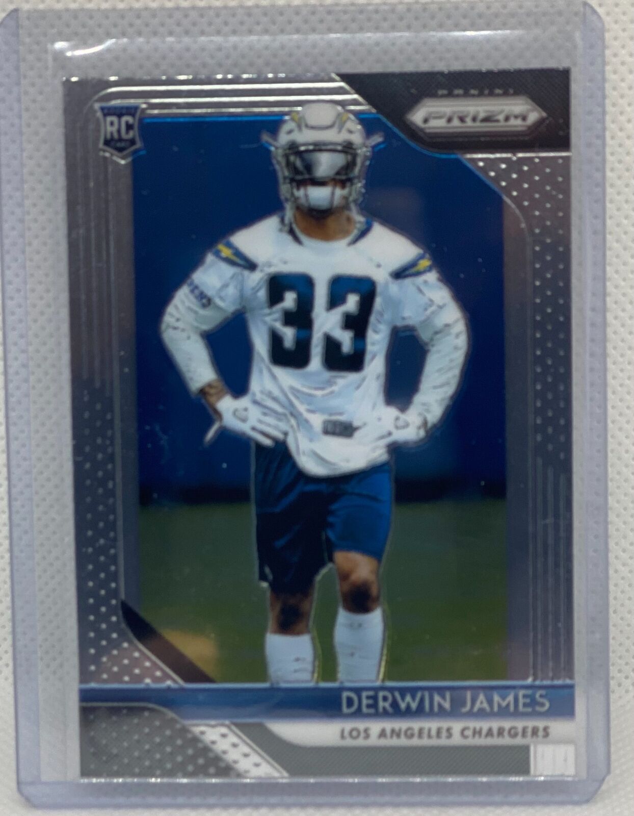 DERWIN JAMES 2018 PANINI PRIZM TRUE ROOKIE RC #248