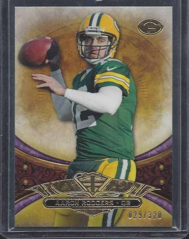 AARON RODGERS 2013 TOPPS TRIPLE THREADS BASE #D 29/320