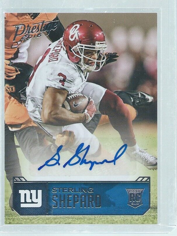 STERLING SHEPARD 2016 PANINI PRESTIGE AUTO RC