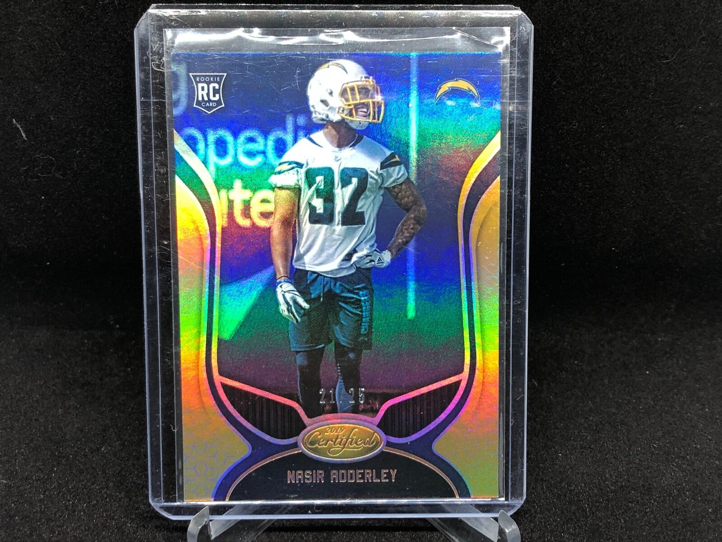 NASIR ADDERLEY 2019 CERTIFIED GOLD RC #’D 21/25