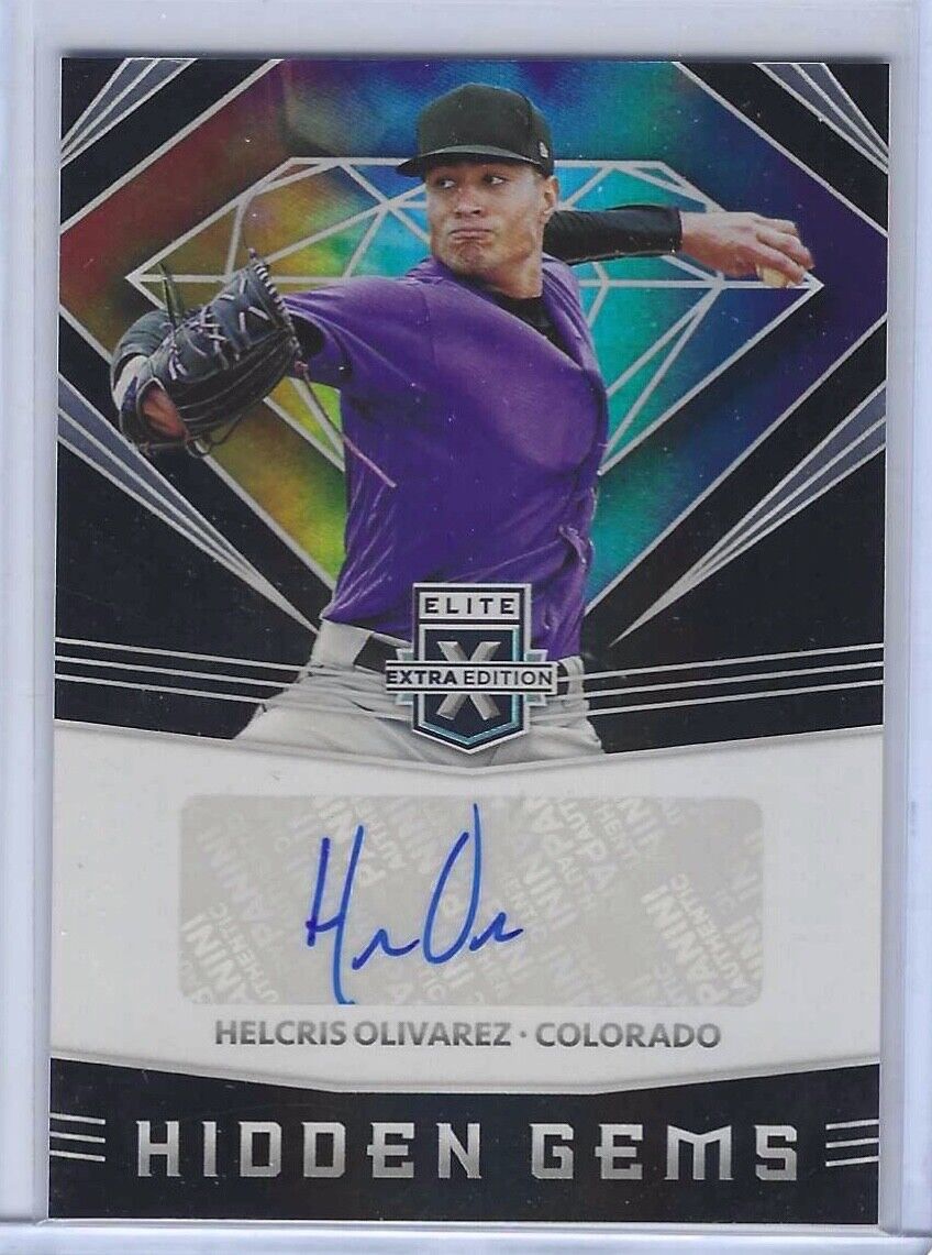 HELCRIS OLIVAREZ 2020 ELITE BASEBALL HIDDEN GEMS AUTO PROSPECT #HG-HO