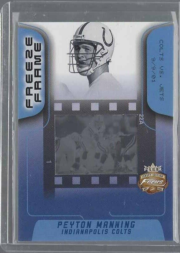 PEYTON MANNING 2002 FLEER FOCUS FREEZE FRAME FILM SLIDE #14