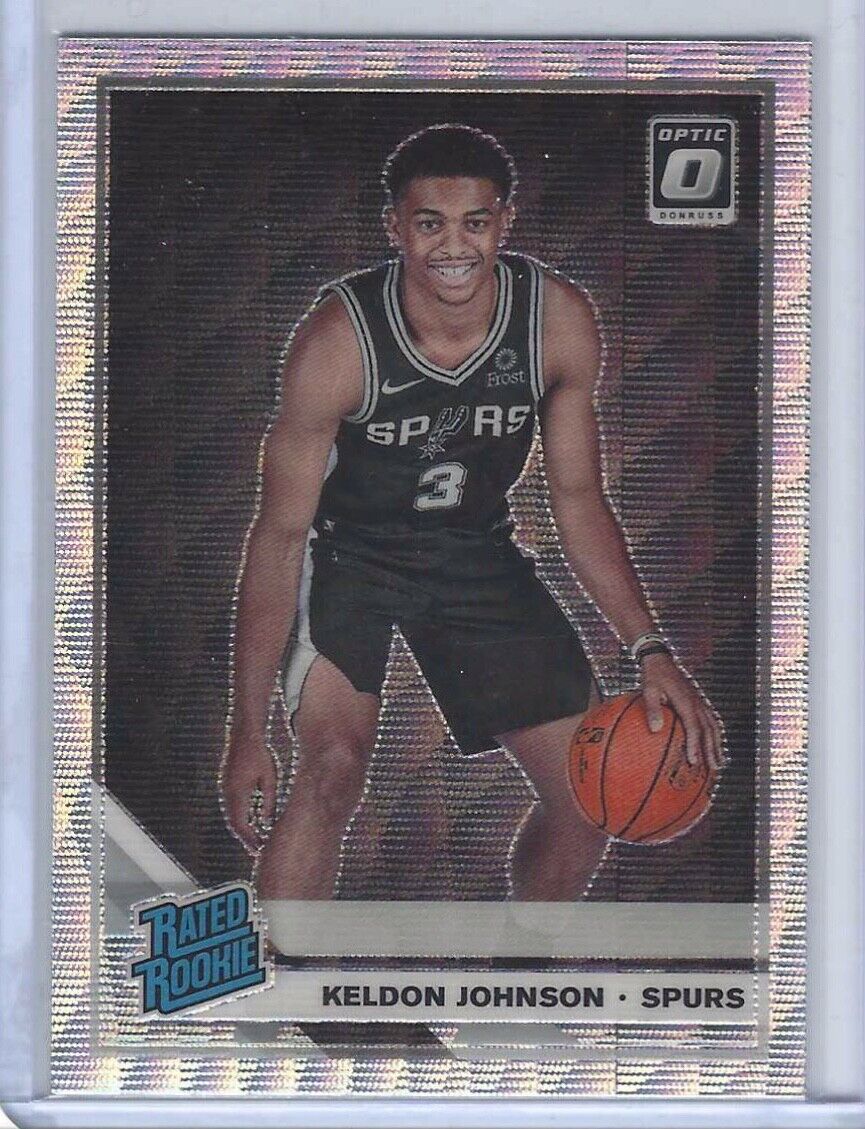 KELDON JOHNSON 2019-20 DONRUSS OPTIC FANATICS WAVE HOLO RATED ROOKIE RC #186