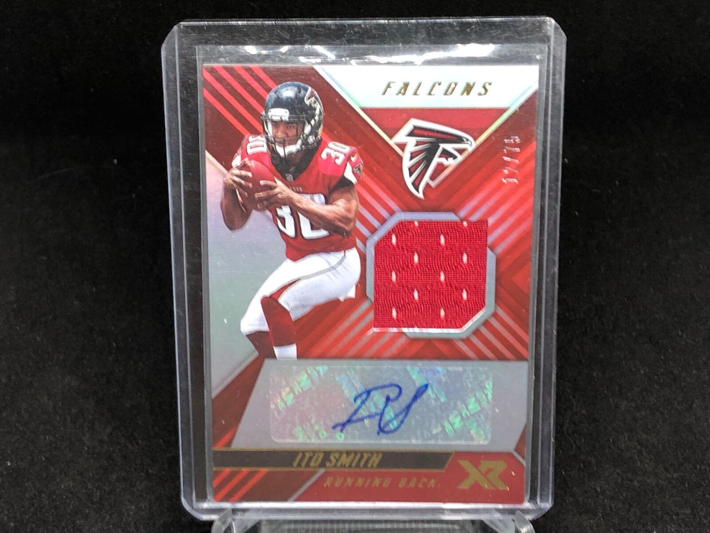ITO SMITH 2018 PANINI XR RED JERSEY AUTO RC #D 12/75
