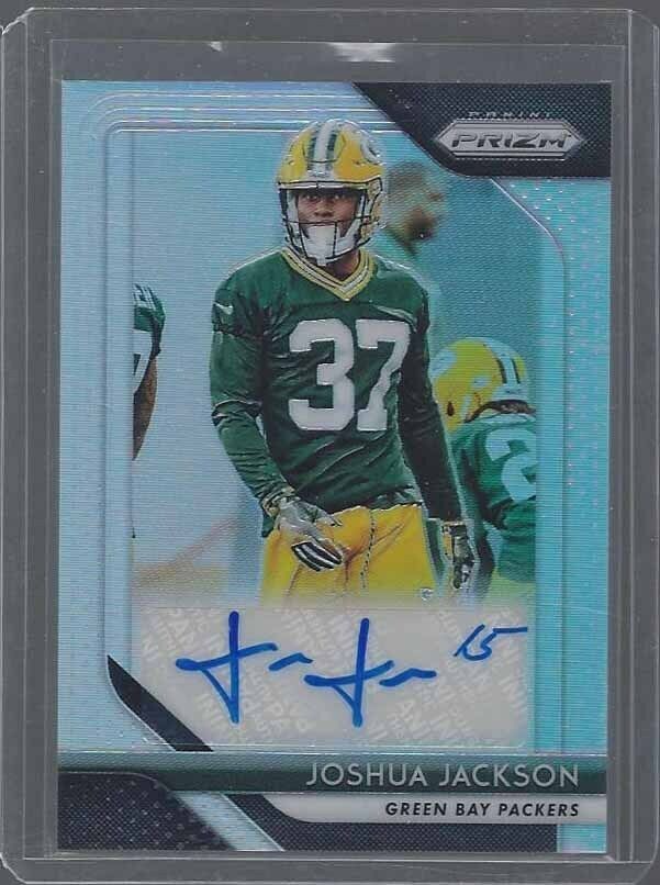 JOSHUA JACKSON 2018 PANINI PRIZM SILVER PRIZMS ROOKIE AUTO RC