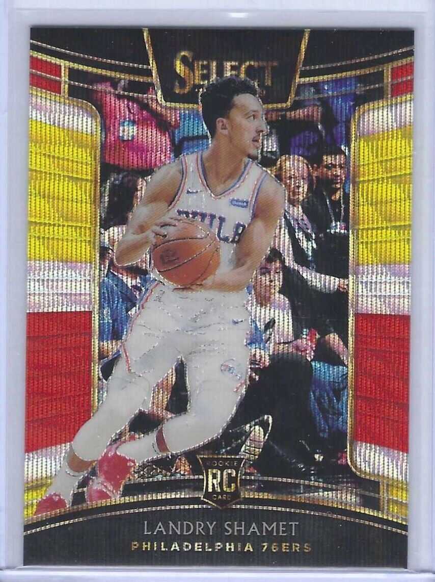 LANDRY SHAMET 2018-19 PANINI SELECT TRI COLOR PRIZM CONCOURSE ROOKIE RC #59