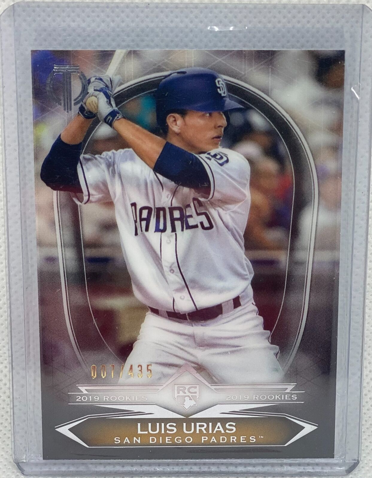LUIS URIAS 2019 TOPPS TRIBUTE ROOKIE ACCLIMATION RC #D 007/435