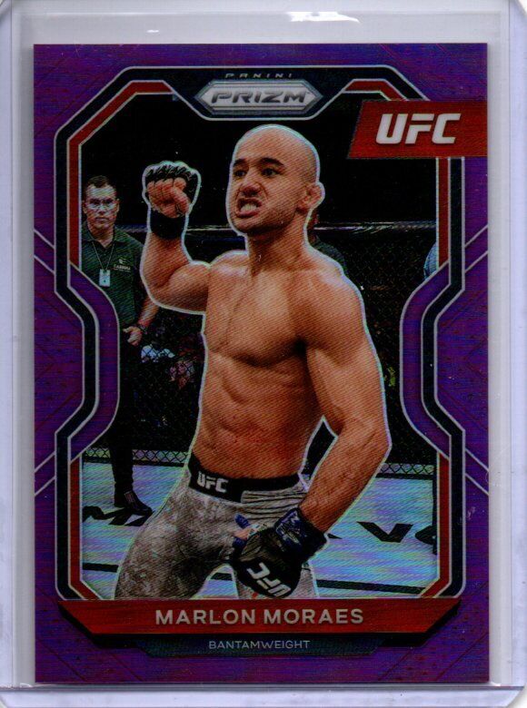 MARLON MORAES 2021 PANINI PRIZM UFC PURPLE PRIZM #D 146/149