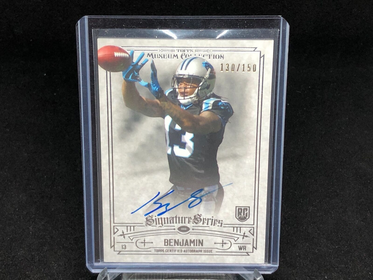 KELVIN BENJAMIN 2015 TOPPS MUSEUM COLLECTION ON CARD AUTO RC #D /150