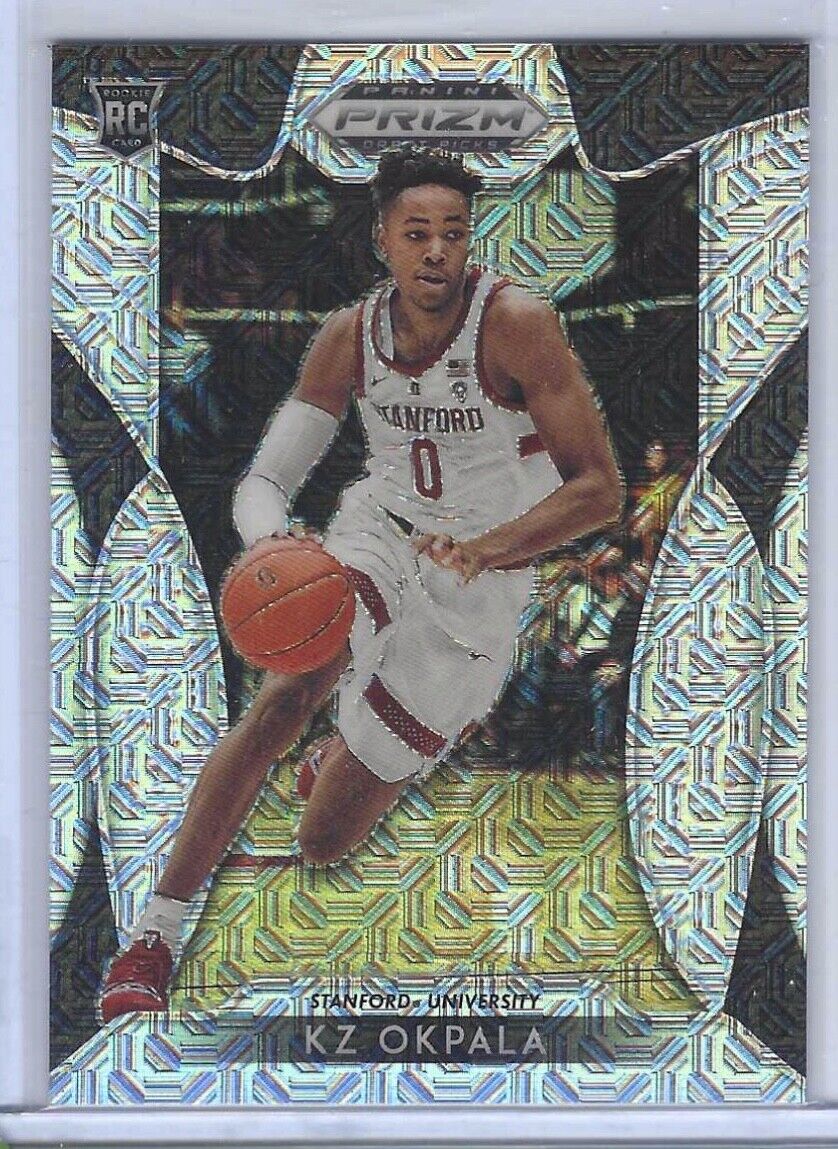 KZ OKPALA 2019-20 PANINI PRIZM DRAFT PICKS SILVER MOJO PRIZM ROOKIE RC #d /49