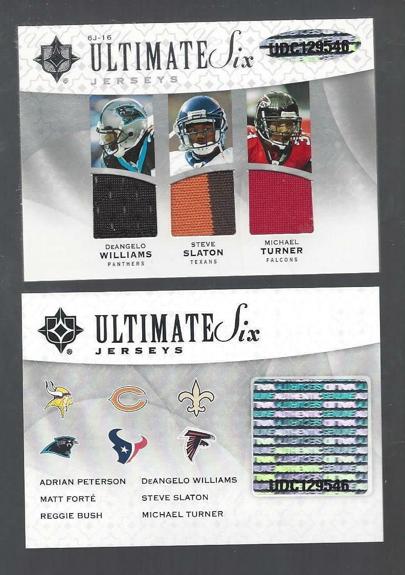 ADRIAN PETERSON FORTE BUSH 2009 ULTIMATE COLLECTION SIX RUNNING BACKS JERSEY /50