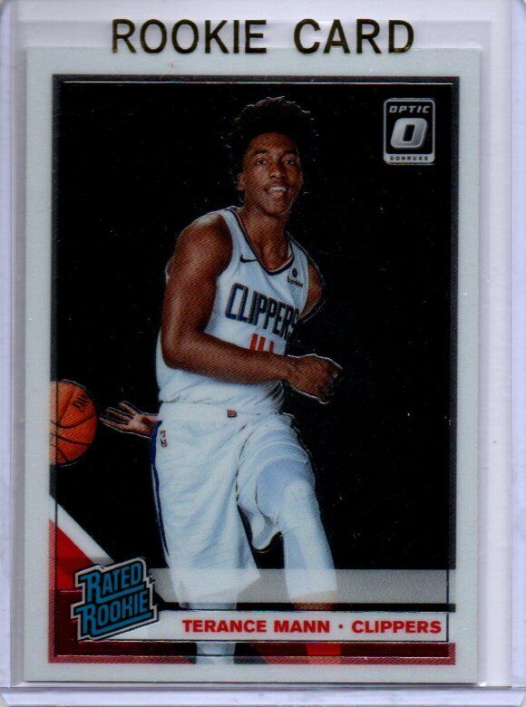 TERANCE MANN 2019-20 PANINI DONRUSS OPTIC TRUE ROOKIE RC #165