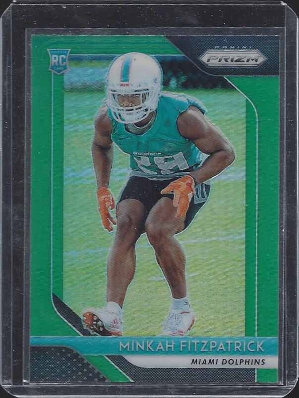 MINKAH FITZPATRICK 2018 PANINI PRIZM GREEN ROOKIE PRIZMS RC #243