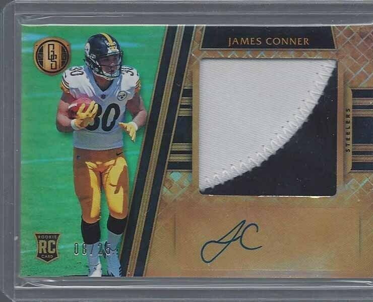 JAMES CONNER 2017 GOLD STANDARD RPA JUMBO ROOKIE PATCH AUTO RC #D 8/25