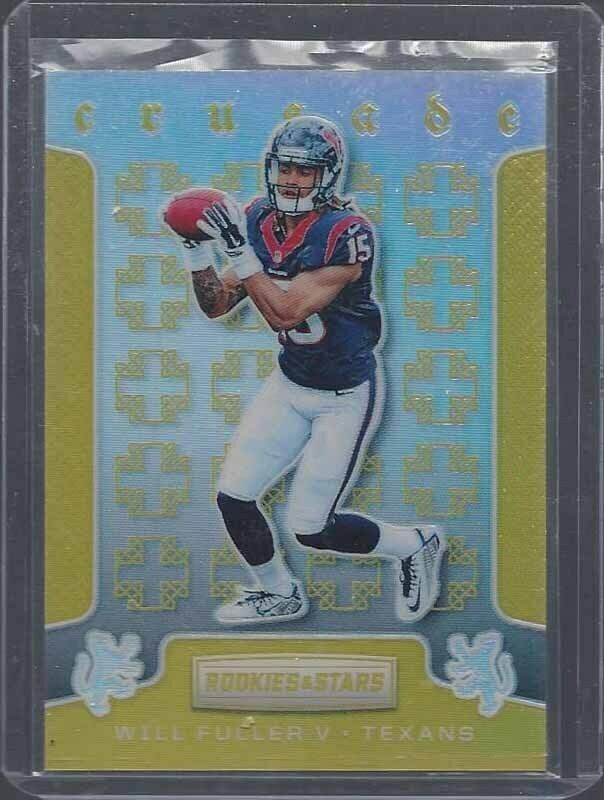 1/1 WILL FULLER 2016 ROOKIES & STARS CRUSADE GOLD PRIZM RC #D 15/25 JERSEY #15!!