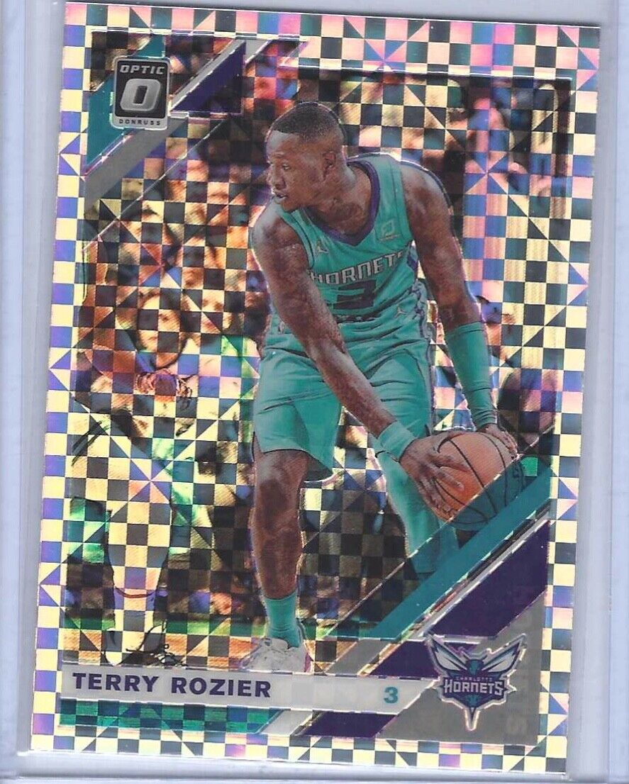 TERRY ROZIER 2019-20 DONRUSS OPTIC CHECKERBOARD HOLO SSP RC #4
