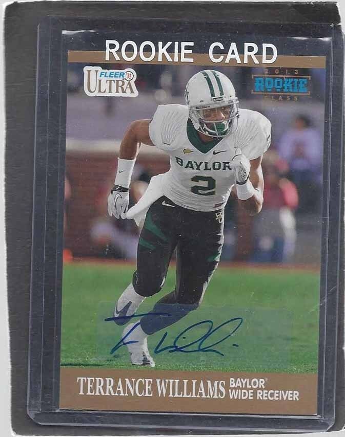 TERRANCE WILLIAMS 2013 FLEER RETRO ULTRA ROOKIE CLASS AUTO RC #75