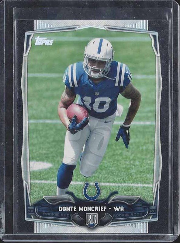 DONTE MONCRIEF 2015 TOPPS BLACK CHARCOAL BORDER ROOKIE RC #D 55/59