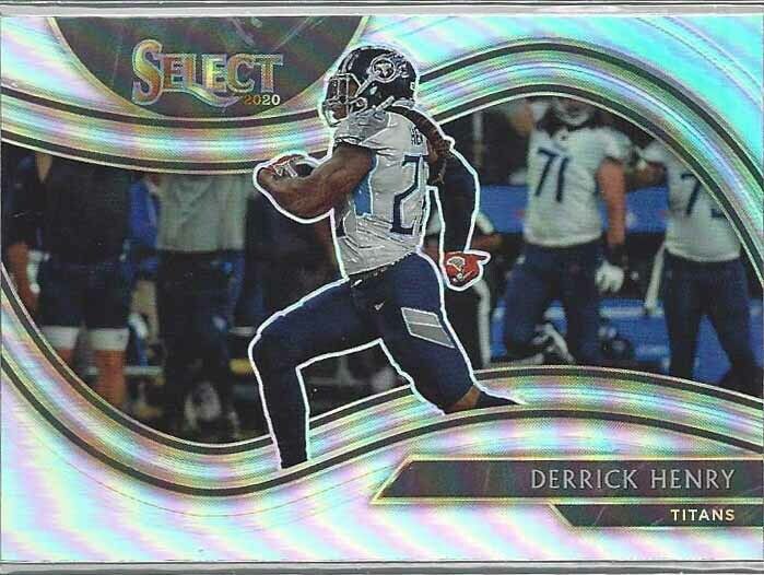 DERRICK HENRY 2020 PANINI SELECT SNAPSHOTS SILVER PRIZM SP #17