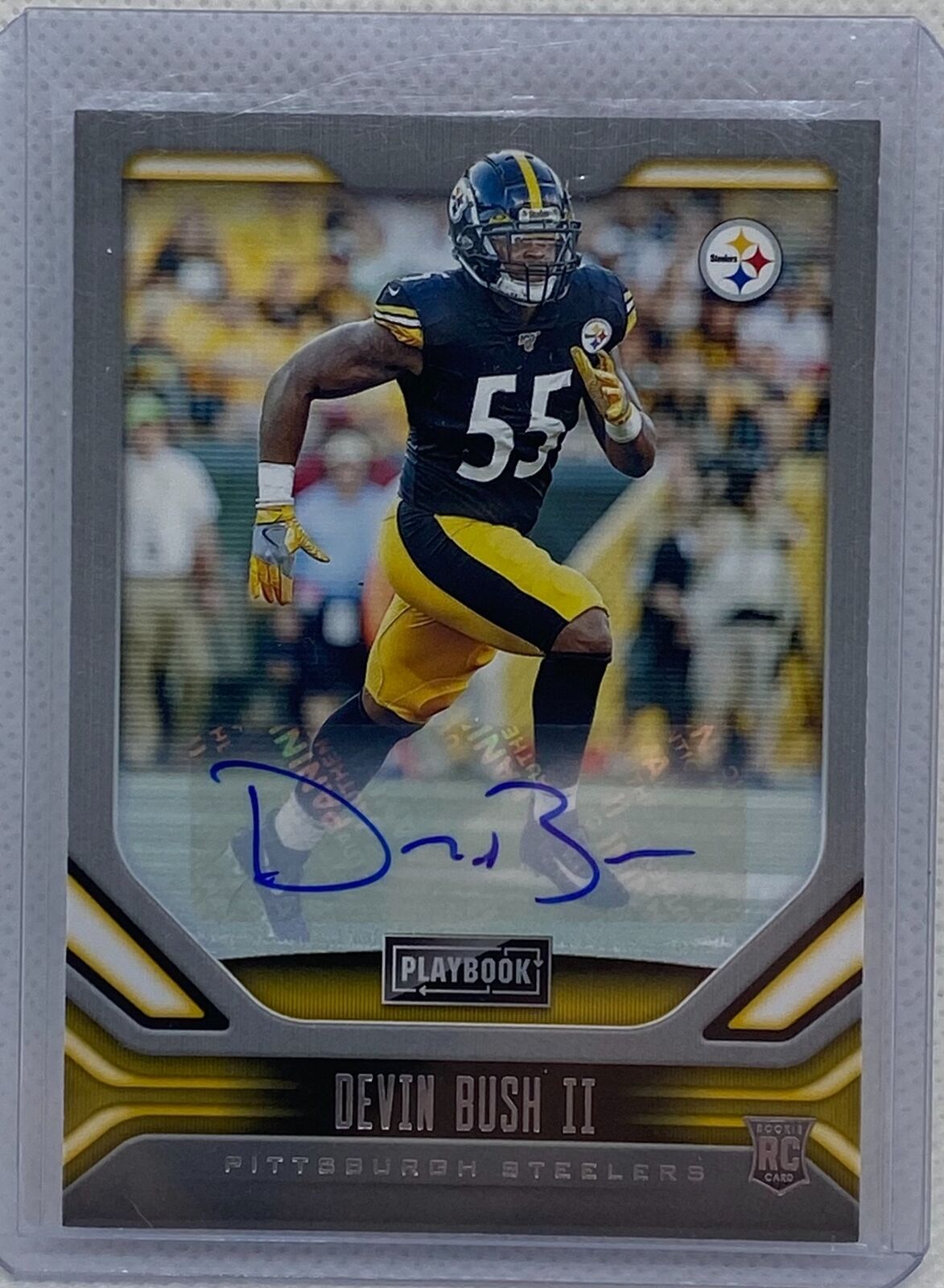 DEVIN BUSH II 2019 PANINI PLAYBOOK AUTO RC #145