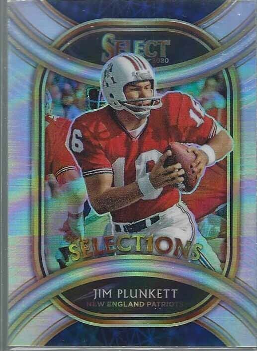 JIM PLUNKETT 2020 PANINI SELECT SELECTIONS SILVER PRIZM #19
