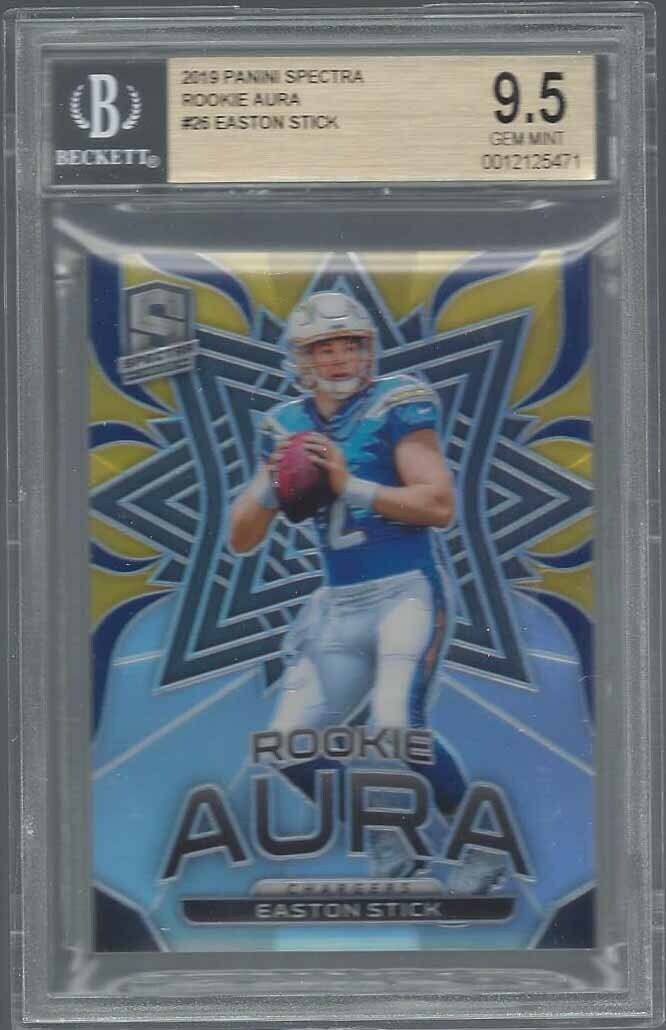 EASTON STICK 2019 SPECTRA ROOKIE AURA RC #D 13/99 BGS 9.5 GEM MINT POP 1/1