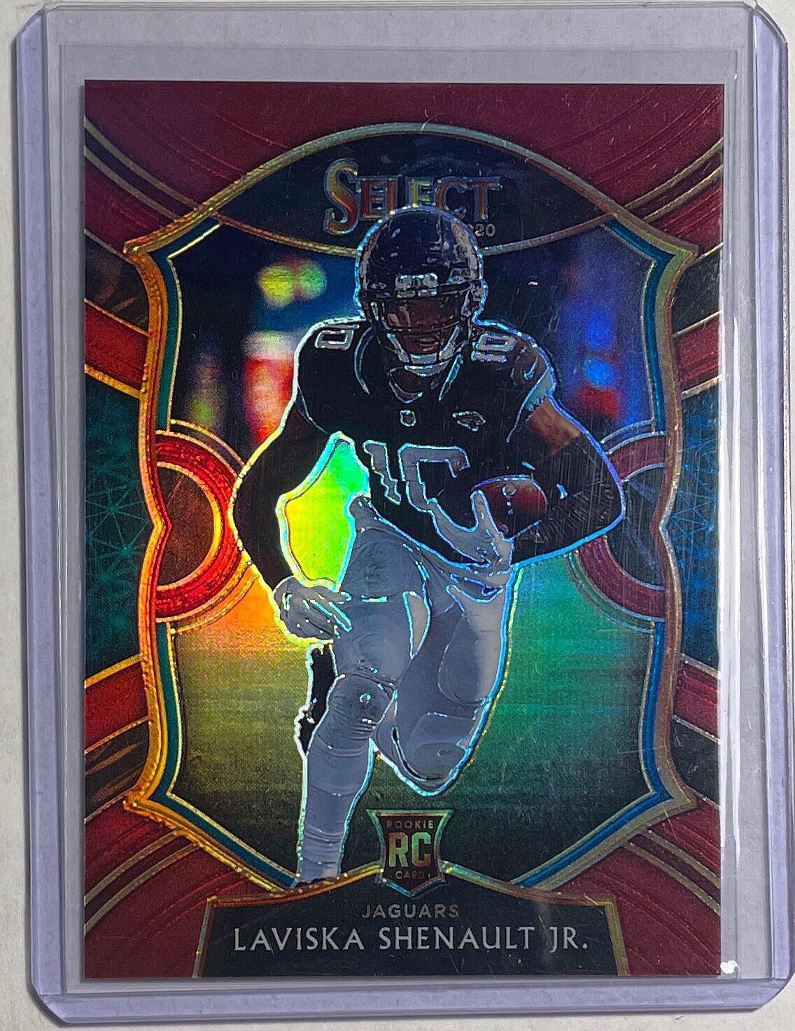 LAVISKA SHENAULT JR. 2020 PANINI SELECT CONCOURSE RED PRIZM ROOKIE RC #D 093/149