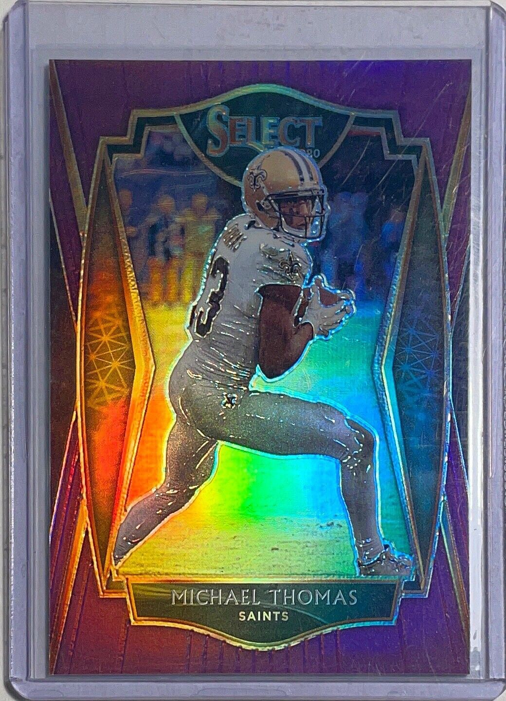 MICHAEL THOMAS 2020 PANINI SELECT PREMIER LEVEL PURPLE PRIZM #D 39/75