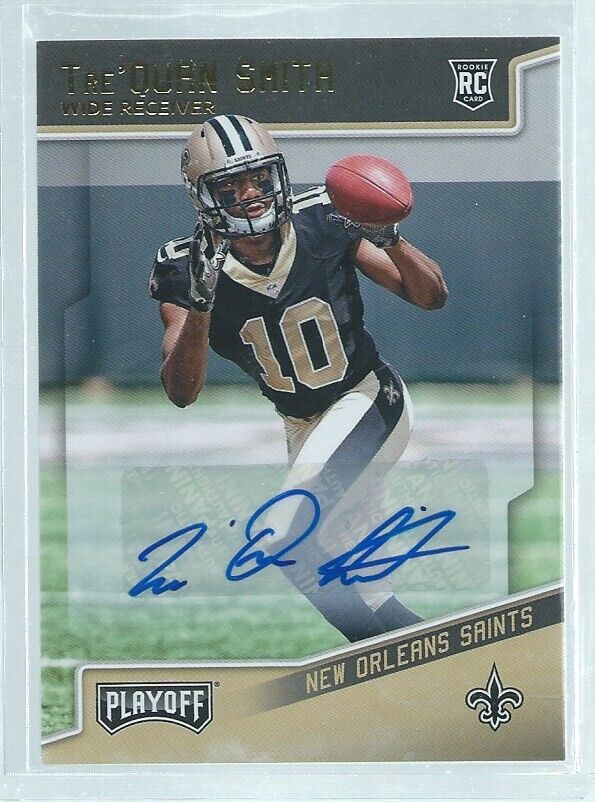 TRE'QUAN SMITH 2018 PANINI PLAYOFF AUTO RC #227