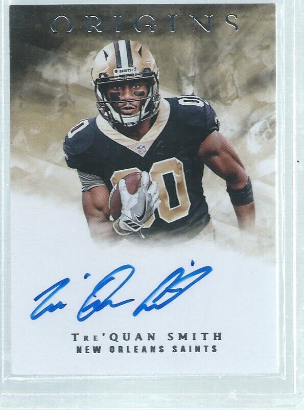 TRE'QUAN SMITH 2018 PANINI ORIGINS ON CARD AUTO RC #RA-TS