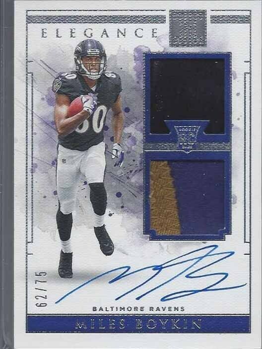 MILES BOYKIN 2019 IMPECCABLE RPA DUAL PATCH HELMET AUTO RC #D 62/75