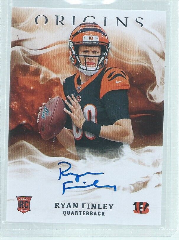 RYAN FINLEY 2019 PANINI ORIGINS ON-CARD AUTO RC