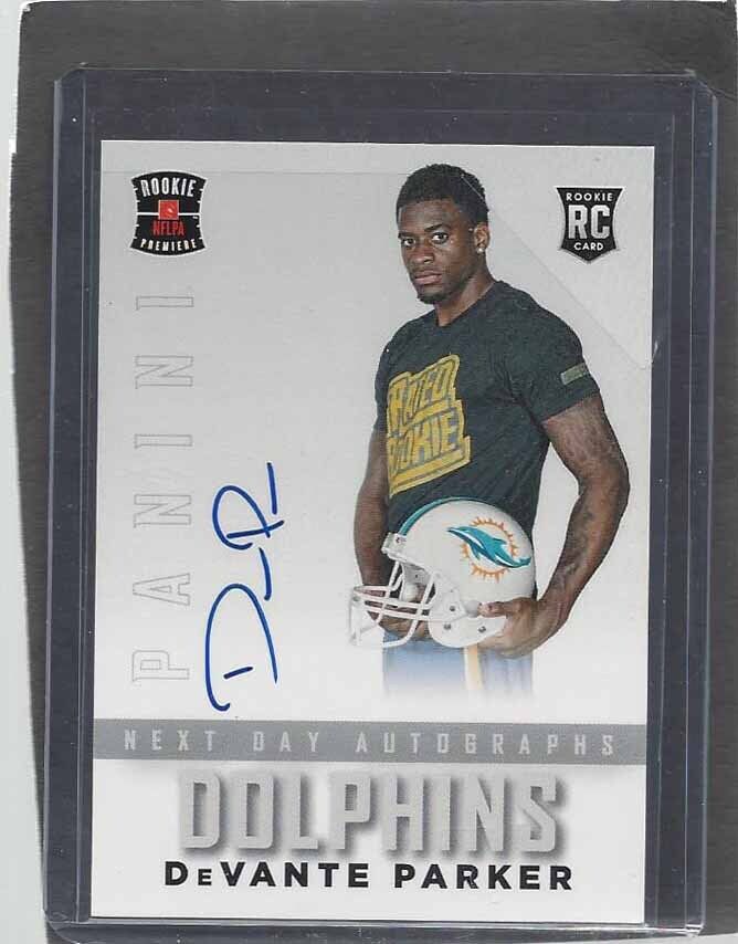 DEVANTE PARKER 2015 PANINI NEXT DAY SIGNATURES ON CARD ROOKIE AUTO RC SP
