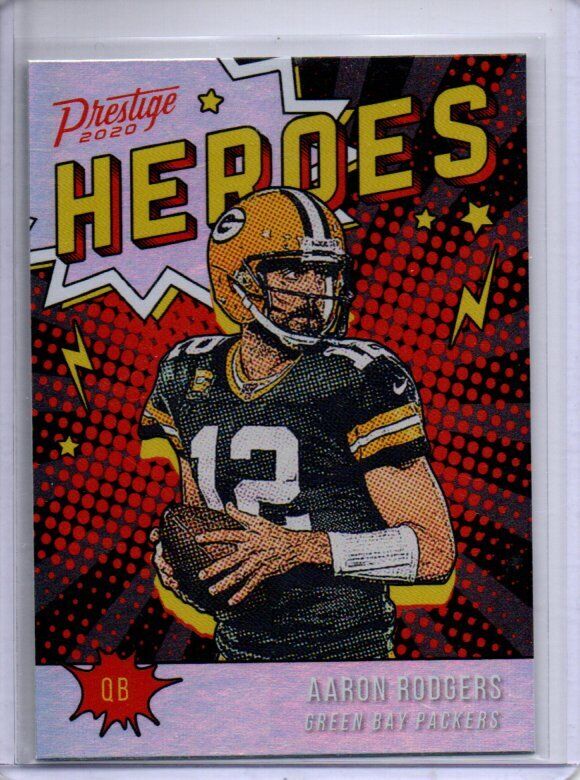AARON RODGERS 2020 PANINI PRESTIGE HEREOS #HE-AR