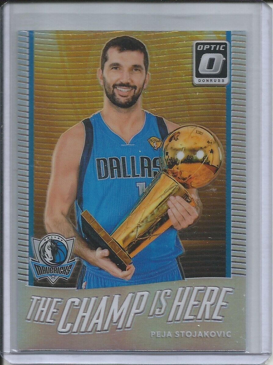 2017-18 Panini Donruss Optic The Champ is Here Peja Stojakovic Holo Prizm