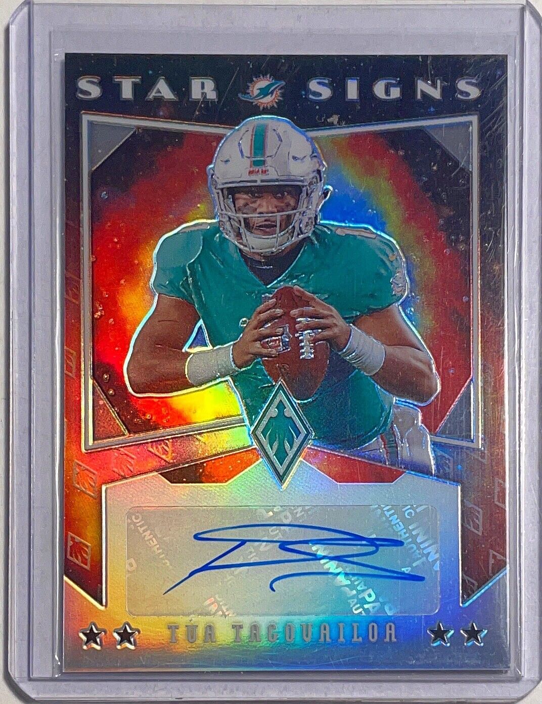 TUA TAGOVAILOA 2020 PANINI PHOENIX STAR SIGNS AUTO ROOKIE RC #SS-TT