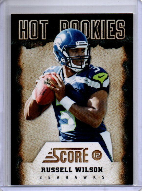 RUSSELL WILSON 2012 PANINI SCORE HOT ROOKIES RC #22
