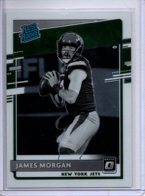 JAMES MORGAN 2020 PANINI DONRUSS OPTIC SP NEGATIVE PHOTO VARIATION SP RC #339