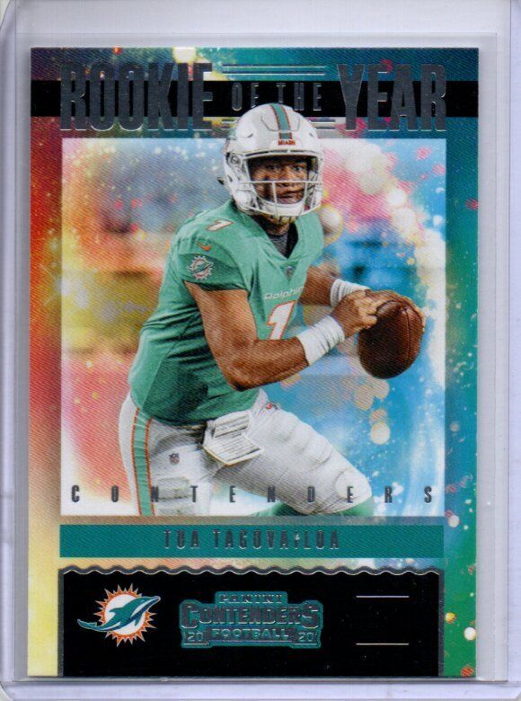 TUA TAGOVAILOA 2020 PANINI CONTENDERS ROOKIE OF THE YEAR RC #RY-TTA