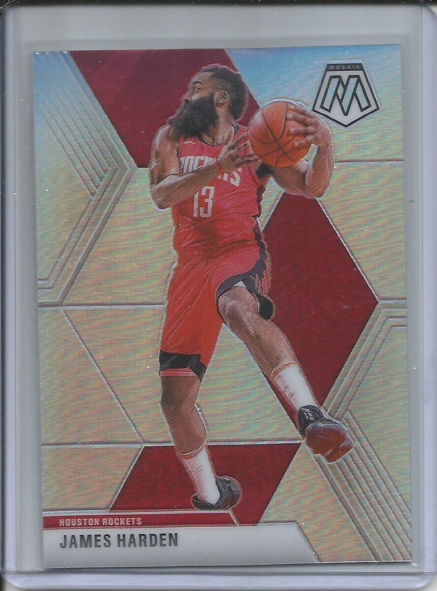 JAMES HARDEN 2019-20 PANINI MOSAIC SILVER PRIZM ROCKETS #114
